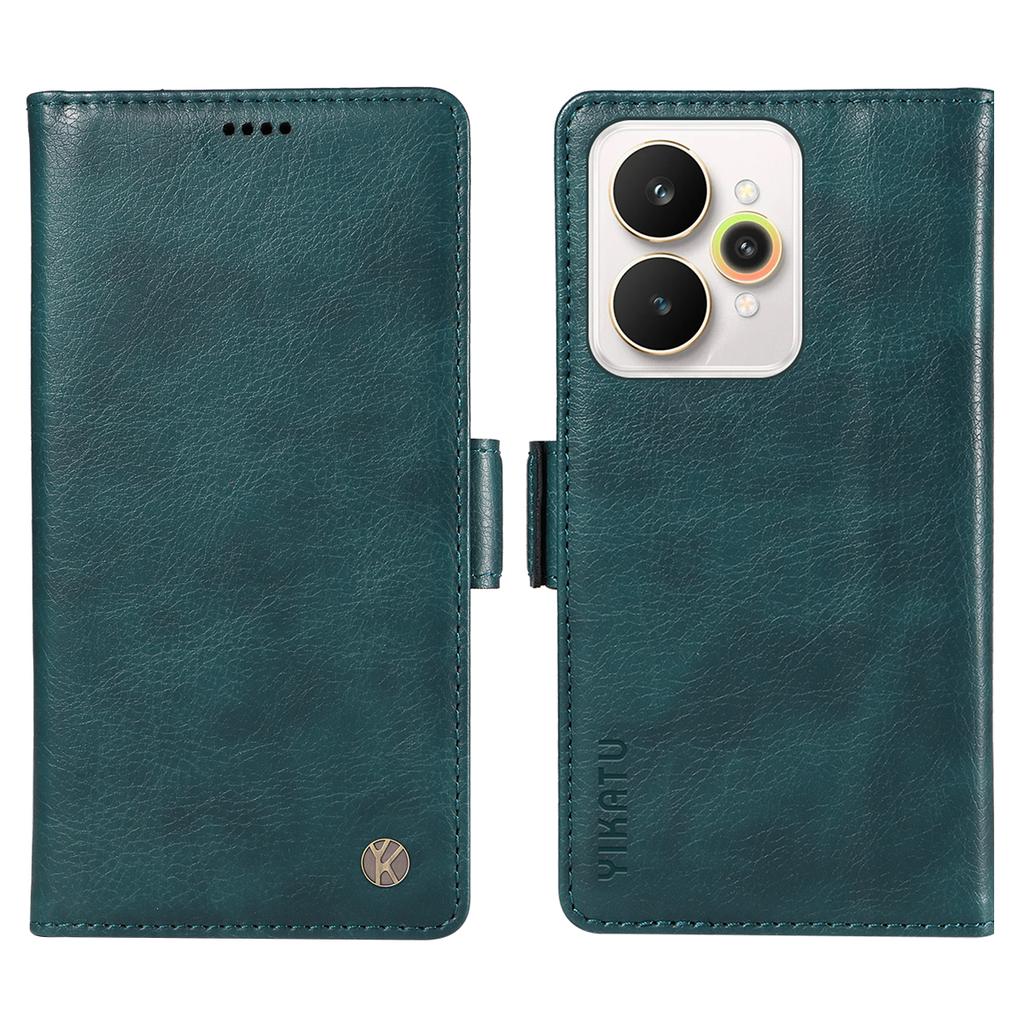 For Realme 15 Pro 5G/Realme 15 5G Case YIKATU YK-007 Litchi Texture PU Leather Wallet Phone Cover