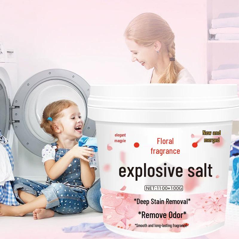 Floral Scent Stain Remover & Whitening Powder for Color Clothes and Shoes