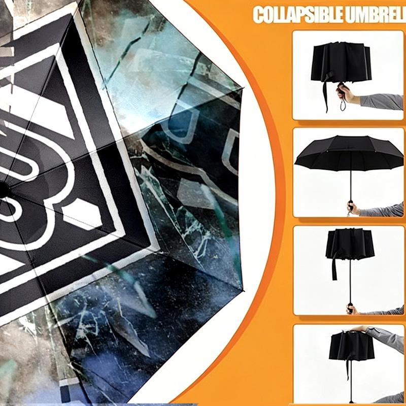 Borussia Monchengladbach Print Umbrella Automatic Opening/ Closing - Portable Foldable Design - Daily use for Travel/Outdoor - Gift for Birthday