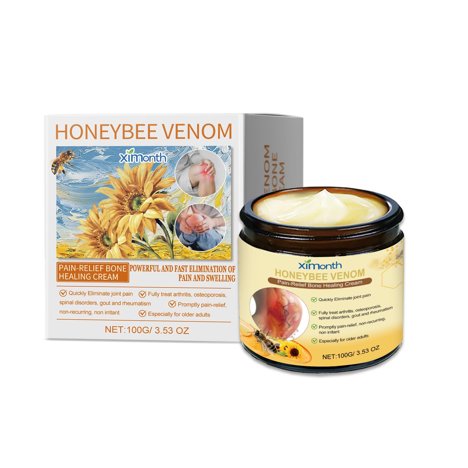 

100 г Крем для суставов с пчелиным ядом Мягкое облегчение Суставы тела Дискомфорт в коленях Ежедневный массаж Восстанавливающий крем