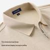 Judger Men's Business Casual Half-Zip Short Sleeve Polo Shirt