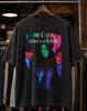 The Cure Head on the Door T-Shirt, Vintage Gewaschenes Handgefranstes Goth New Wave Tee, Lockerer Drop Shoulder 260 GSM Baumwolle