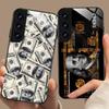 USD Dollar Glass Mobile Phone Case for Samsung Galaxy S26 S25 S24 S23 S22 S21 S20 Note20 Plus FE Ultra Colorful Cover