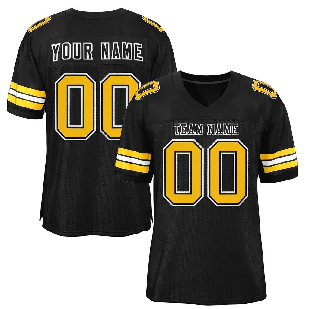 Football Jersey, Short-Sleeved American Football Jersey, Game Training Nfl Jersey, Pittsburgh Steelers