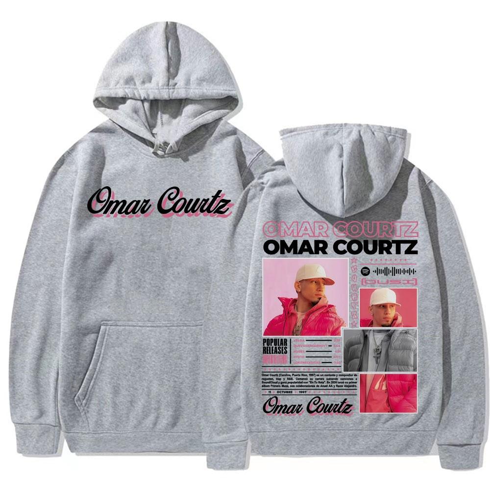 Rapper Omar Courtz Primera Musa 2025 Fall/Winter New Hot-seling Hoodie Unisex Retro 90s Hip Hop Punk High Quality Casual Hoodie