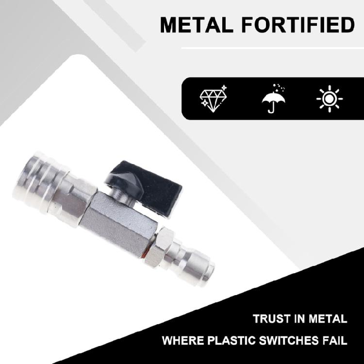 Pressure Washer Connection Stainless Steel Adapter for Garden Hose Integrated Valves Control and Leakproof O Rings