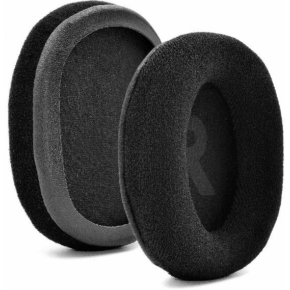 Replacement Cloth Earpads for Logitech PRO/PRO X Gaming Headset (Black)