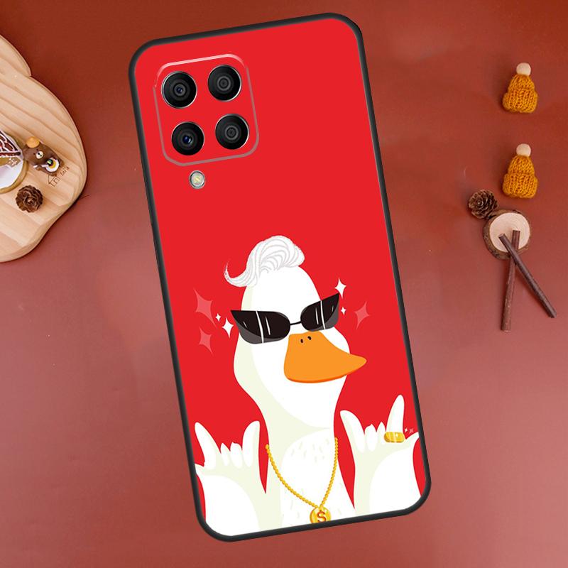 Cartoon Cute Animal Duck Case For Samsung Galaxy M12 M13 M14 M54 M23 M16 M11 M21 M31 M20 M34 M52 M32 M36 M56 M15 M55