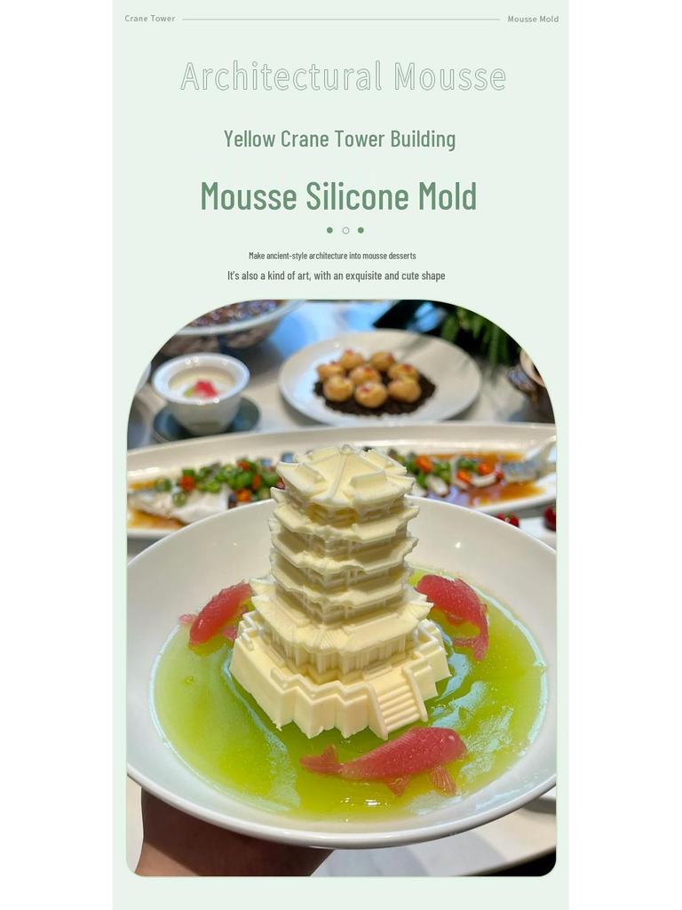 Xi'an Silicone Mold for Creative Desserts: Ice Cream, Mousse, Chocolate, Ice Cubes, Mooncakes, Pastries, Jelly, Plaster, and Grinding.