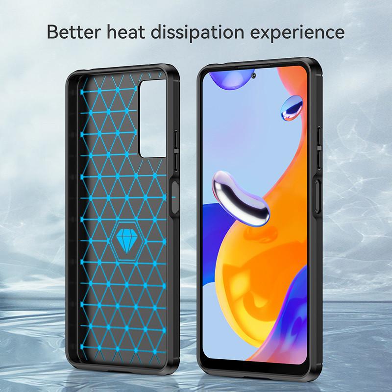 For Redmi Note 12 Pro 4G Case For Redmi Note 12 Pro Cover 6.67 inch Shockproof Soft Silicone Protective Bumper For Note 12 Pro