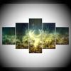 A Blight Grass Landscape 5 Piece Canvas Wallpapers Modern Poster Modular Art Painting for Living Room Home Decor