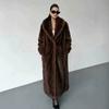 Winter explosie verdikt warm imitatiebont los plus lange jas temperament hoge sense modejas dames