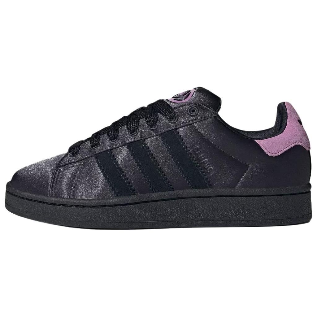 Adidas Originals Campus 00s Fabric Leather Versatile Comfortable Durable Low-Top Sneakers Women sneakers Carbon-Black JQ8327