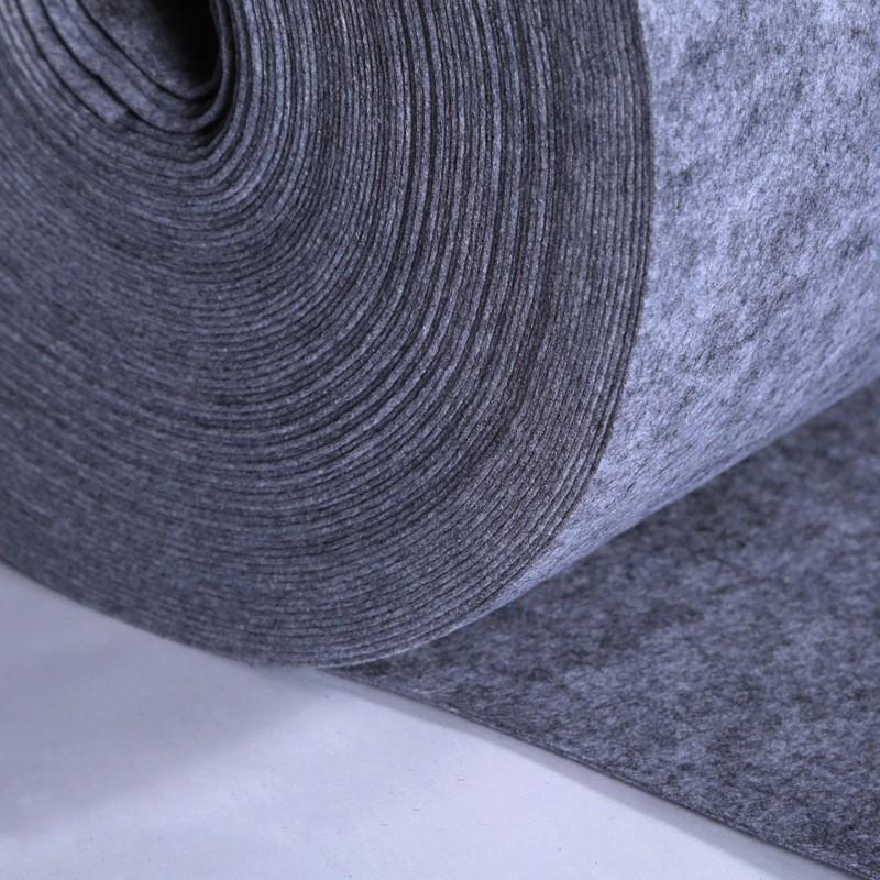Smoke Gray Ash Exhibition Carpet - Disposable, Thickened, Wear-Resistant, and Plain