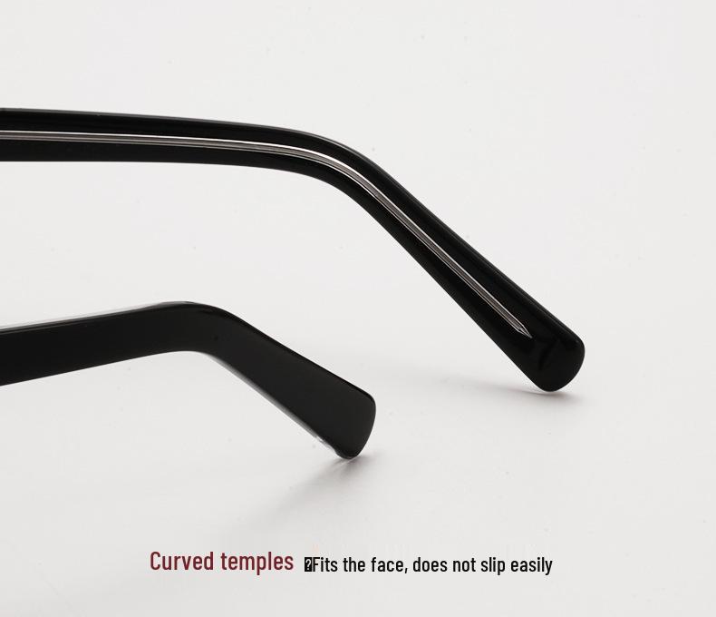 Retro Square Frame Slimming Sunglasses for Women - Anti-UV High-End Design