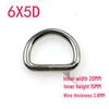 3.8mm Thick D-Ring Buckle Hardware for Bag Straps and Side Hooks