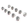 10 Pcs Guitar Potentiometer 18mm Shaft 25K Ohm Bass Metric M8 Electric Bass Guitar Pots for Volume Tone Control B25K