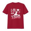 Little And Loud Funny Cheer Cheerleader Cheerleading Girls T Shirt vintage Washed Stylish Top For Everyday Wear streetwear