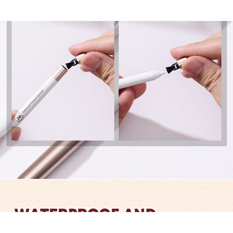 BEAUTY GLAZED - Long-Lasting White Gel Eyeliner - 2 Types