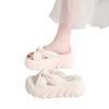 7Cm thick-soled slippers women's summer outer wear height-increasing muffin-soled sandals new women's sandals going out