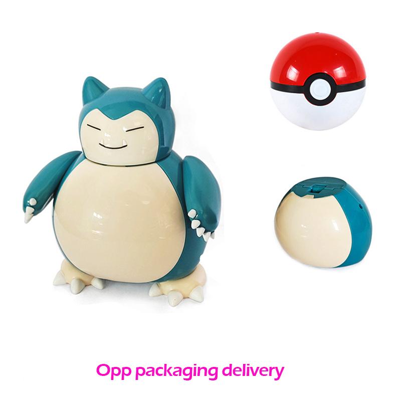 18 Style Pokemon Figures Playthings Elf Monsters Ball Figure Pikachu Gengar Pokeball Dragonite Snorlax Pokeball Action Figures Gift