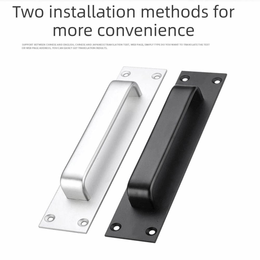 Rust-Resistant Aluminum Zinc Zinc Alloy Door Handle Drilling Installation Handle  Security Doors