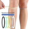 Silicone Patella Strap Knee Brace Pain Relief Knee Joint Band Thin Knee Stabilizer Strap Basketball Running Soccer Knee Band