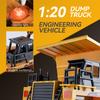 New 2.4G Remote Control Excavator Dump Truck Rc Model Car Toy Professional Alloy Plastic Simulation Construction Vehicle For Kid
