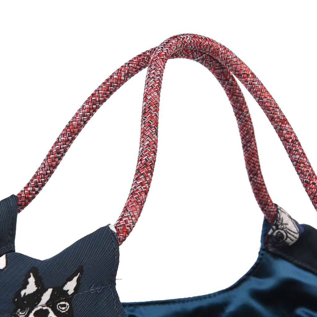 [Kusuguru Japan] Gobelin Woven Paracord Bag, Animal Mode DB