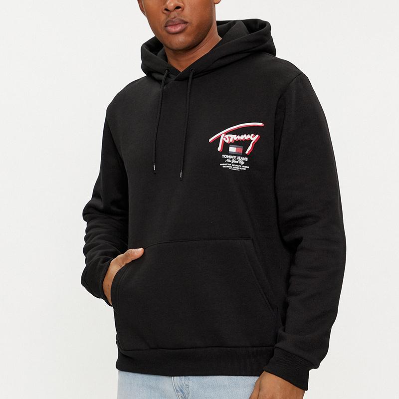 Tommy Jeans bluza męska czarna DM0DM18647-BDS L