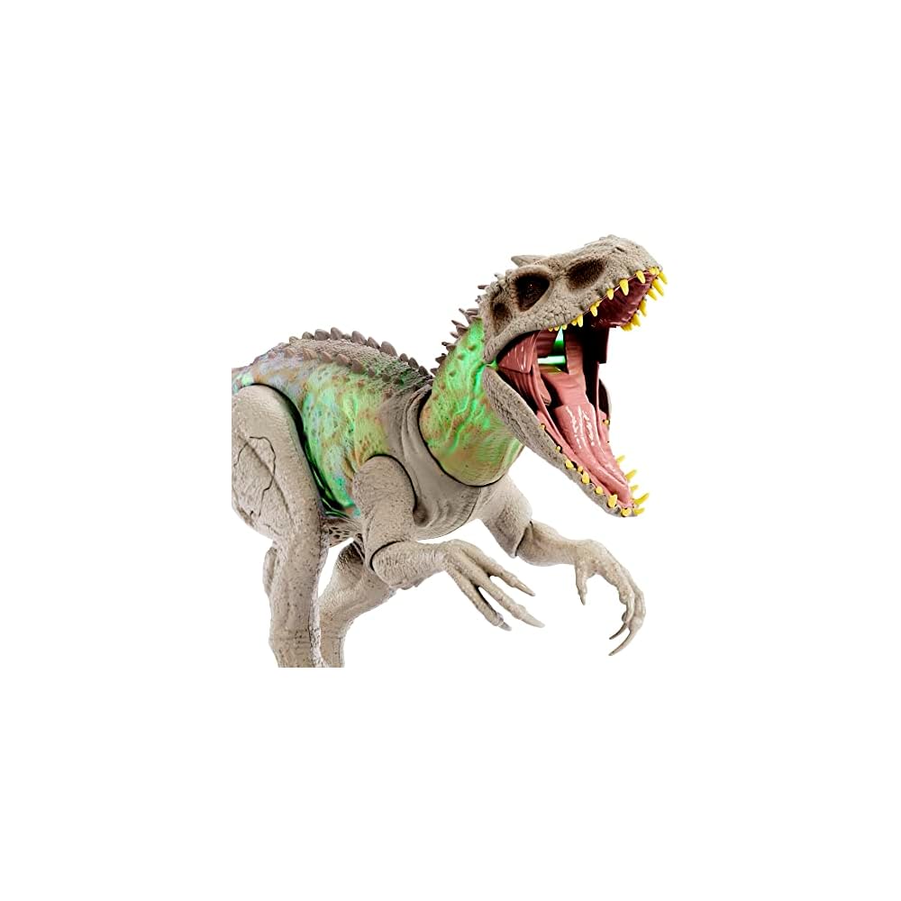 Mattel Jurassic World Super Action Indominus Rex Toy 60cm Length for Ages 4 and Up