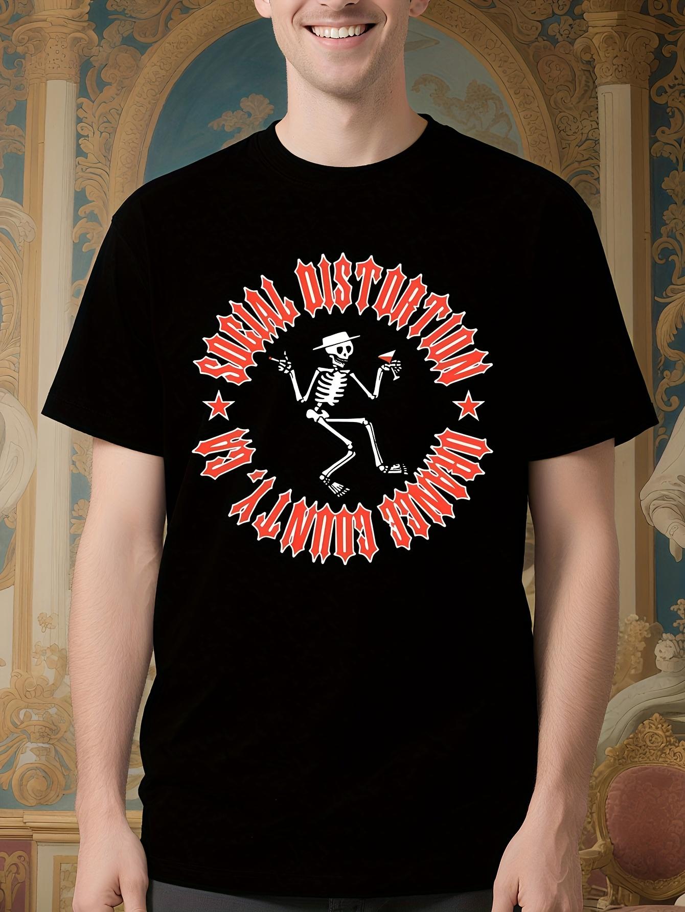 Social Distortion Official Band Logo Tshirt - Black with ... S