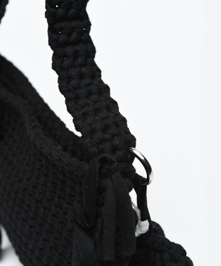 Limelike Demi Knit Bag_Black