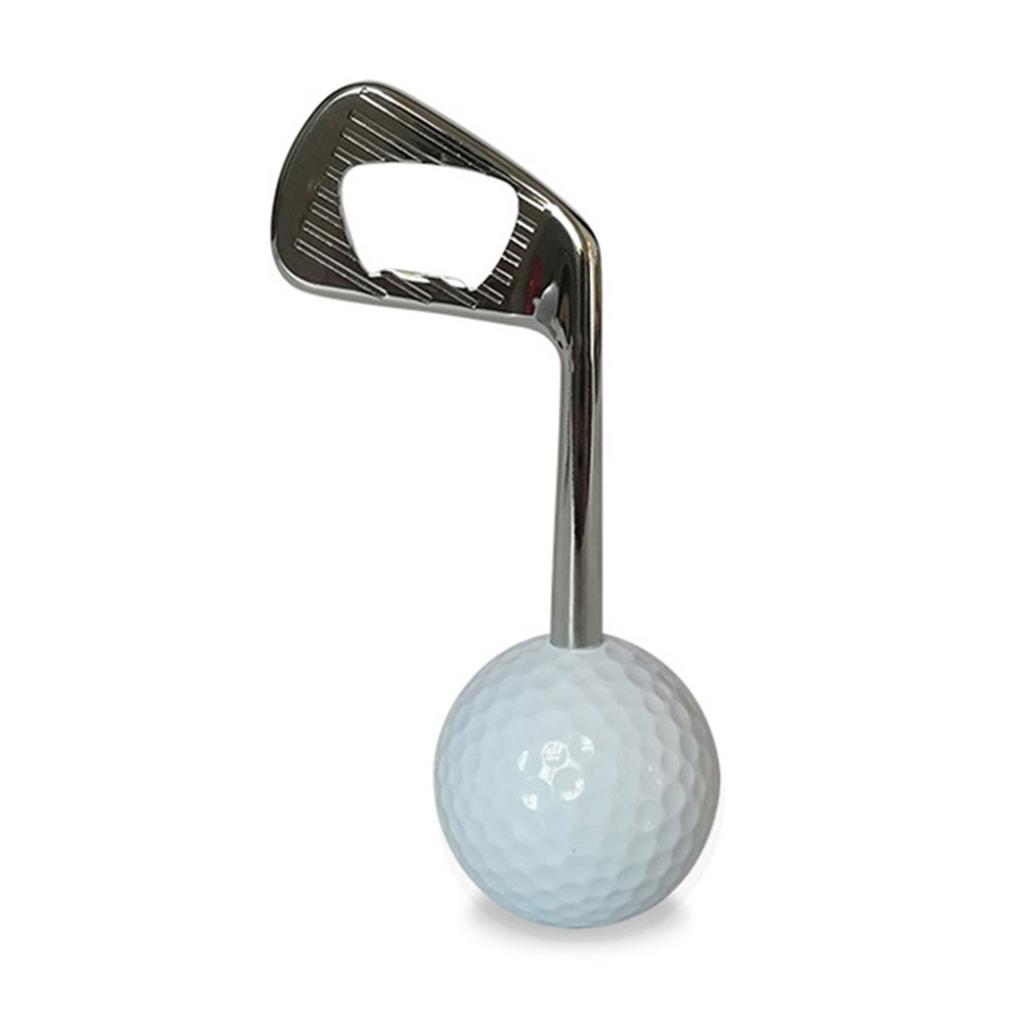 Golf Ball Bottle Openers Beer Wine Bottle Opener Bottle Opener Golden Silver Golf Ball Openers for Golf Party Supplies