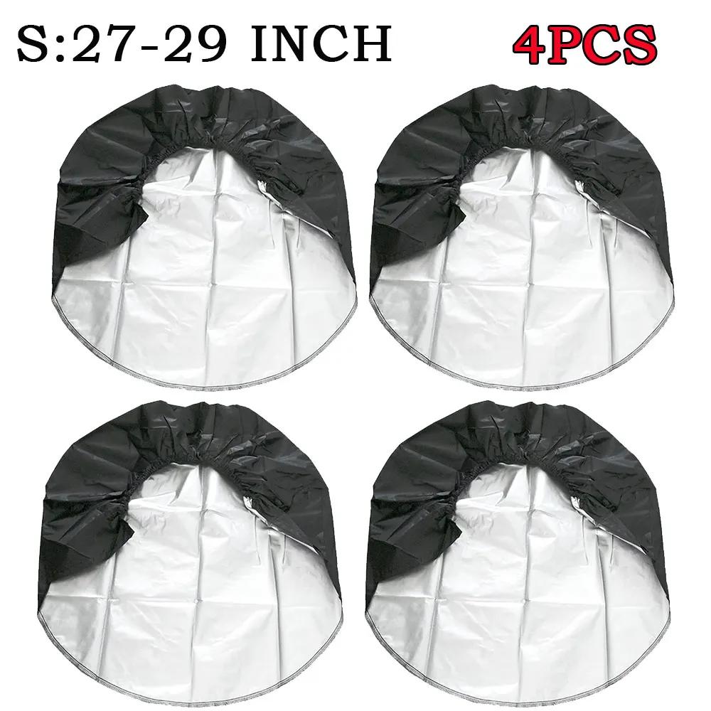 4PCS 27-32 Inch Car Tire Storage Bag Covers for RV Truck