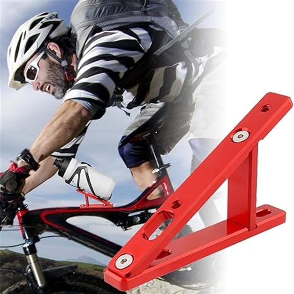 Aluminum Alloy Folding Bike Bottle Holder Adapter, Lightweight Single/Double Water Bottle Mount Bracket, Expansion Installation Rack