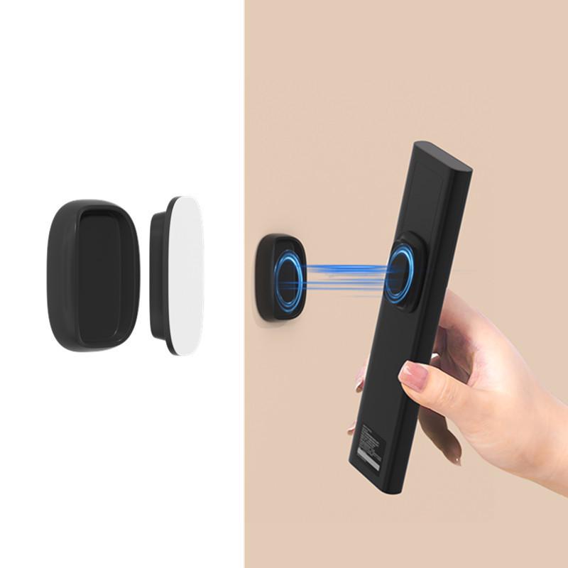 Magnetic Wall Mount with Buckle Hook for Power Strip Storage: Hole-Free Installation