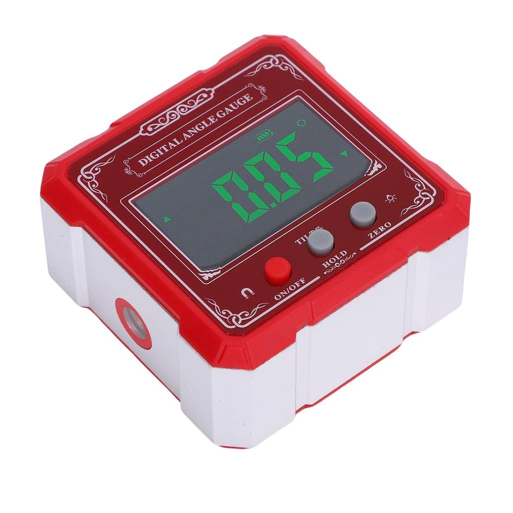 Digital Inclinometer Magnetic Cube with Backlight Level 4 Side Strong Magnetic Angle Finder Woodworking Measuring Tool