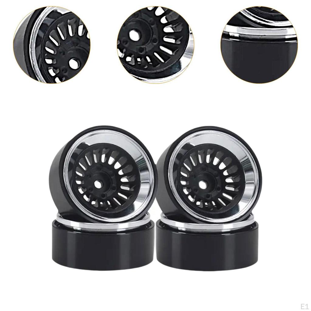 Aluminum Rims for 1:18 And 1:24 RC Trucks