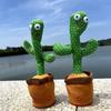 Cactus Magic Dancing Voice Replay Function LED Lights Sings Talks Dances Funny Interactive Plush Birthday Gift Hot Decoración