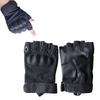 2 SZT. Rękawice z Odkrytymi Palcami i Twardymi Kostkami Oddychające Odporne na Zużycie Rękawice Taktyczne do Turystyki L 21‑22cm   8.3‑8.7in