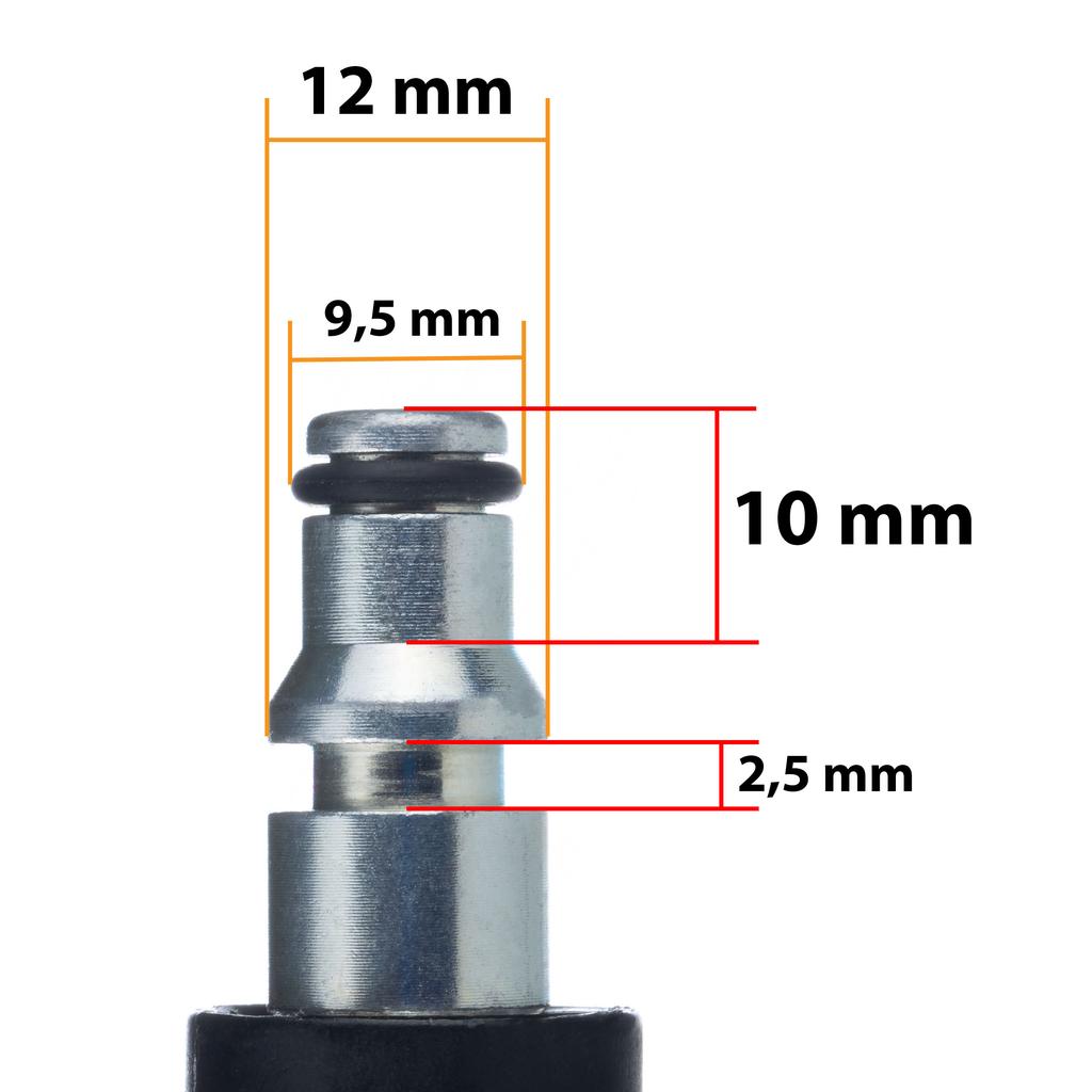 Rosfix Wąż Wysokociśnieniowy 10m Quick Connect – System Click Connect | Oplot Nylonowy | Ciśnienie Max 200 Bar