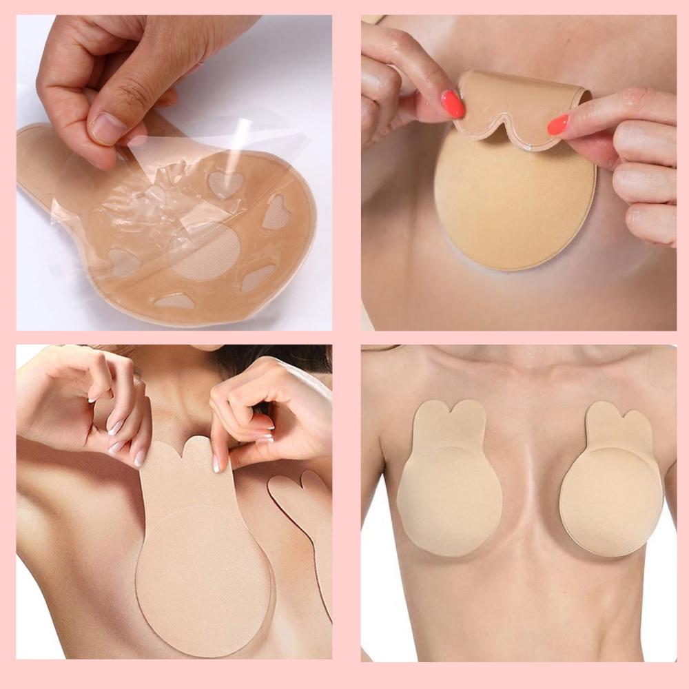 Self-adhesive bra, self-supporting bra, nipple lifters, l/xl