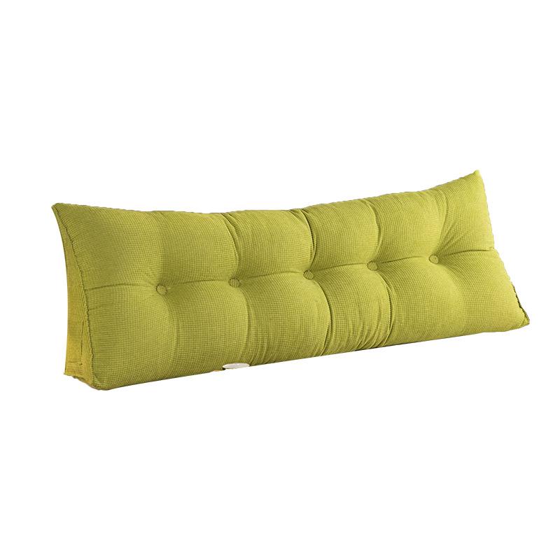 

Aesthetic Backrest Cushion Triangular Cushions Modern Luxury Lazy Cushion Relaxing Elegant Decorative Cushions Home Decorations 80X20X50CM зелений