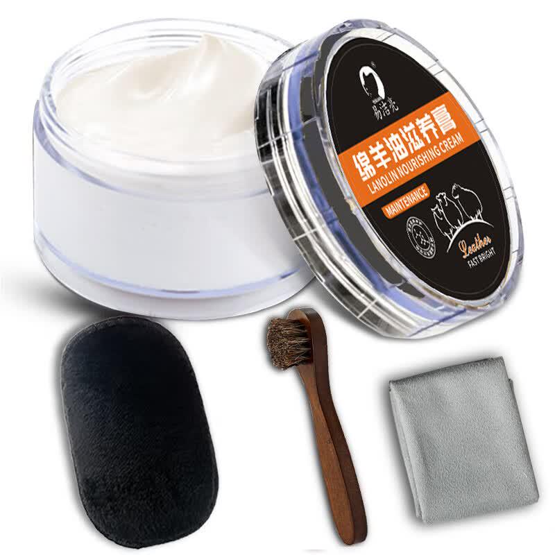 Yijielian Lanolin Leather Care Polish Set