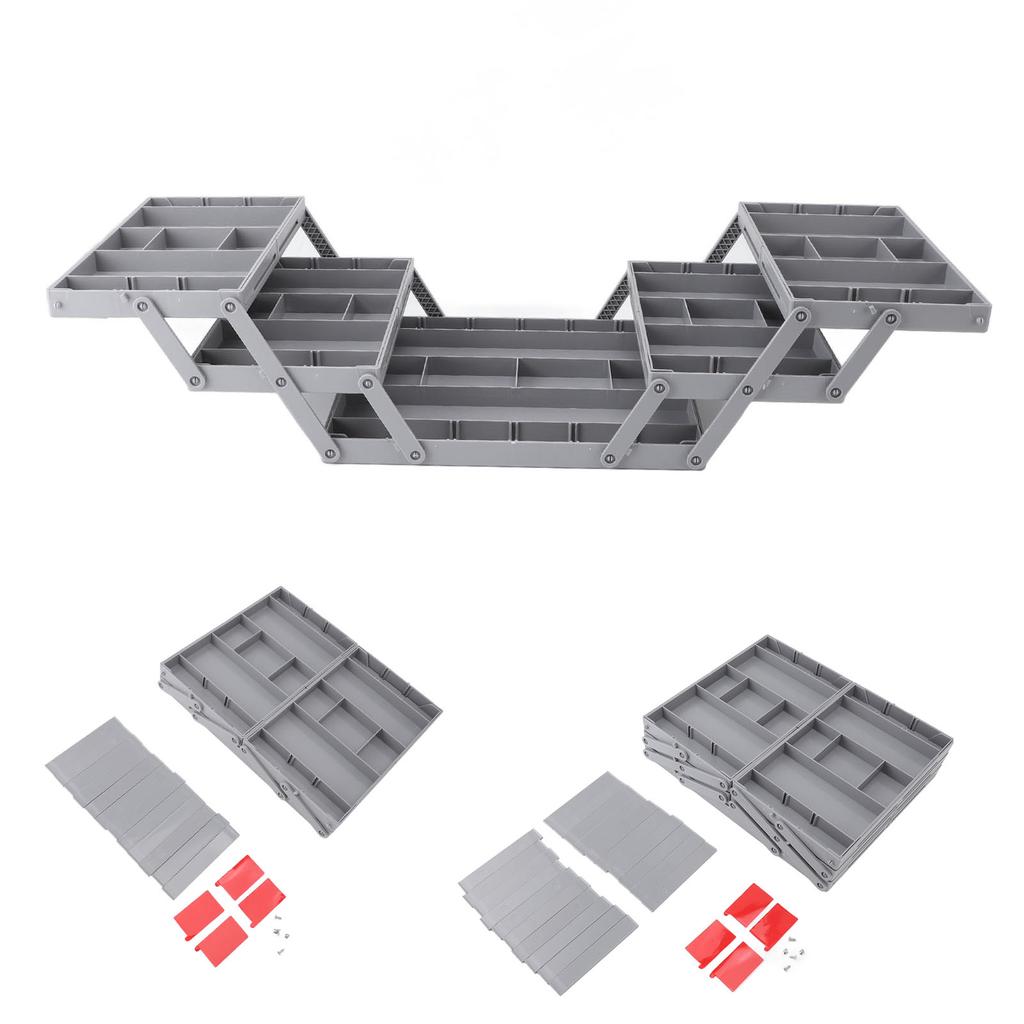 Household Expandable Desk Organizer Double Row Multi Level Drawer Organizer Tray For Jewelry Cosmetic Utensils Office Supplies