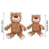 Bear Dog Toys Interactive Bear Dog Squeak Chew Toy Unbreakable Squeaky Toys for Aggressive Chewers