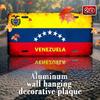 D Flat D Flat Pc Venezuela Aluminum Wall Hanging Decorative Plaque UV Printed D Metal Sign Xcm with Autumn Leaf Design