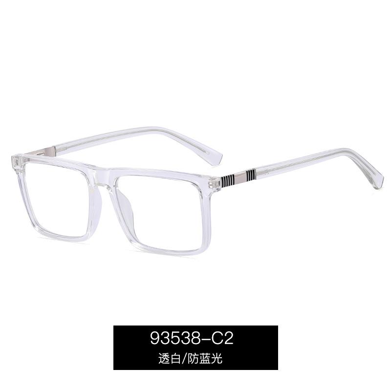 High Quality Reading Glasses Men Anti Blue Light Presbyopia Eyewear Black Red  Frame Spring Leg Fashion Eyeglasses