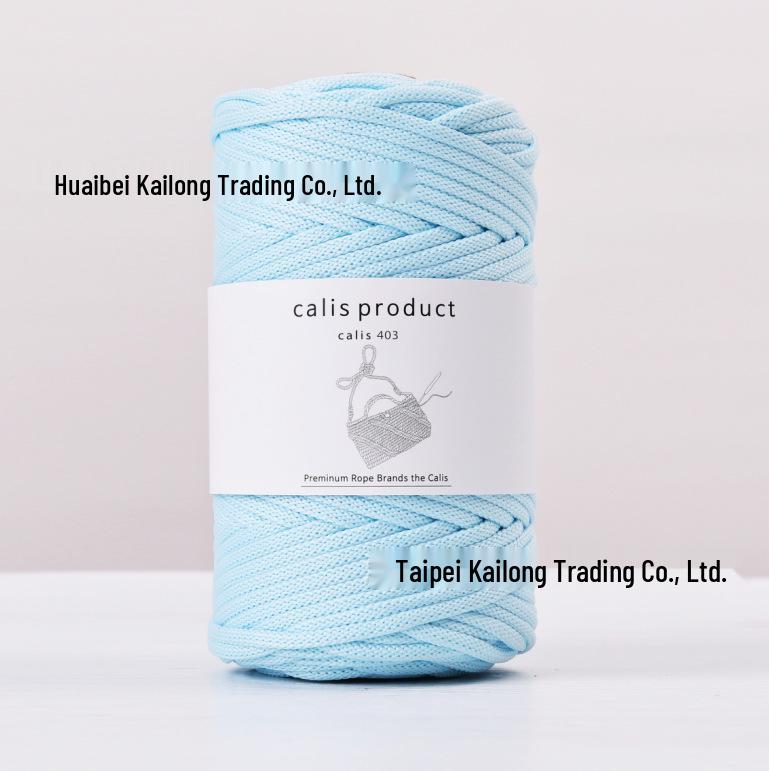 4mm Cotton-Polyester Crochet Cord for DIY Hand-Knitted Bags and Weaving